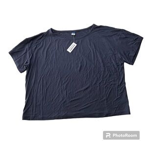Old Navy Blue Crew Neck Short Sleeve Boxy T-Shirt